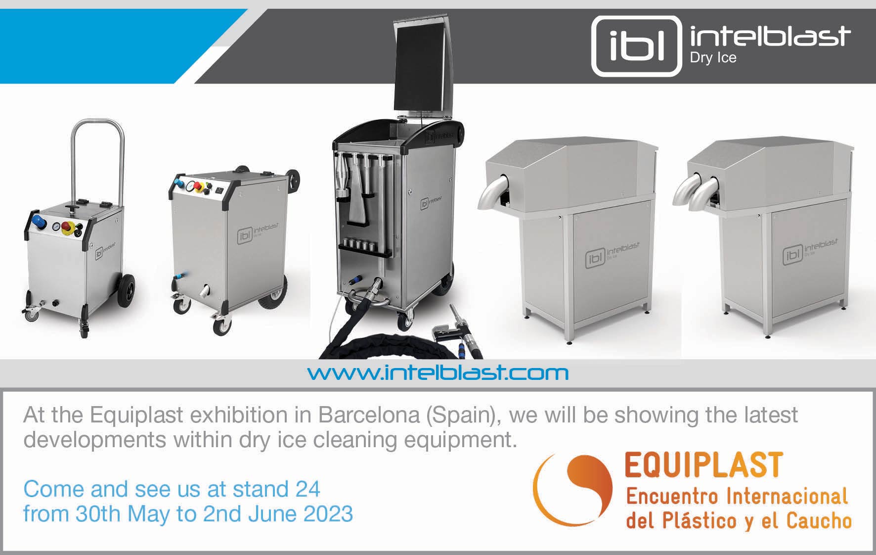 EQUIPLAST-tradefair Intelblast and DryIce